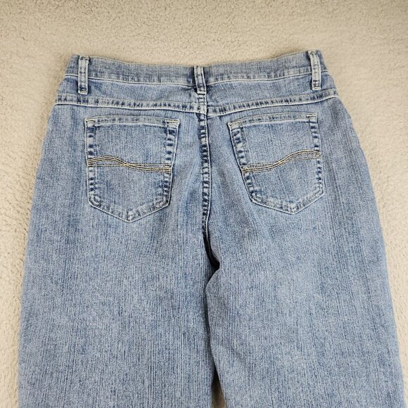 LEE Riders Jeans Women's 10P Blue Curvy Classic Fit Mid Rise Denim Pants - Picture 12 of 12